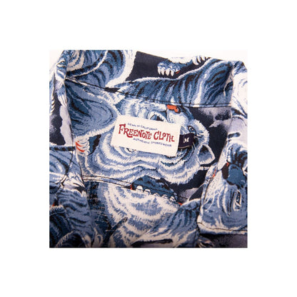 Hawaiian Ice Tiger Shirt - Navy Multi - DUNE + SALT