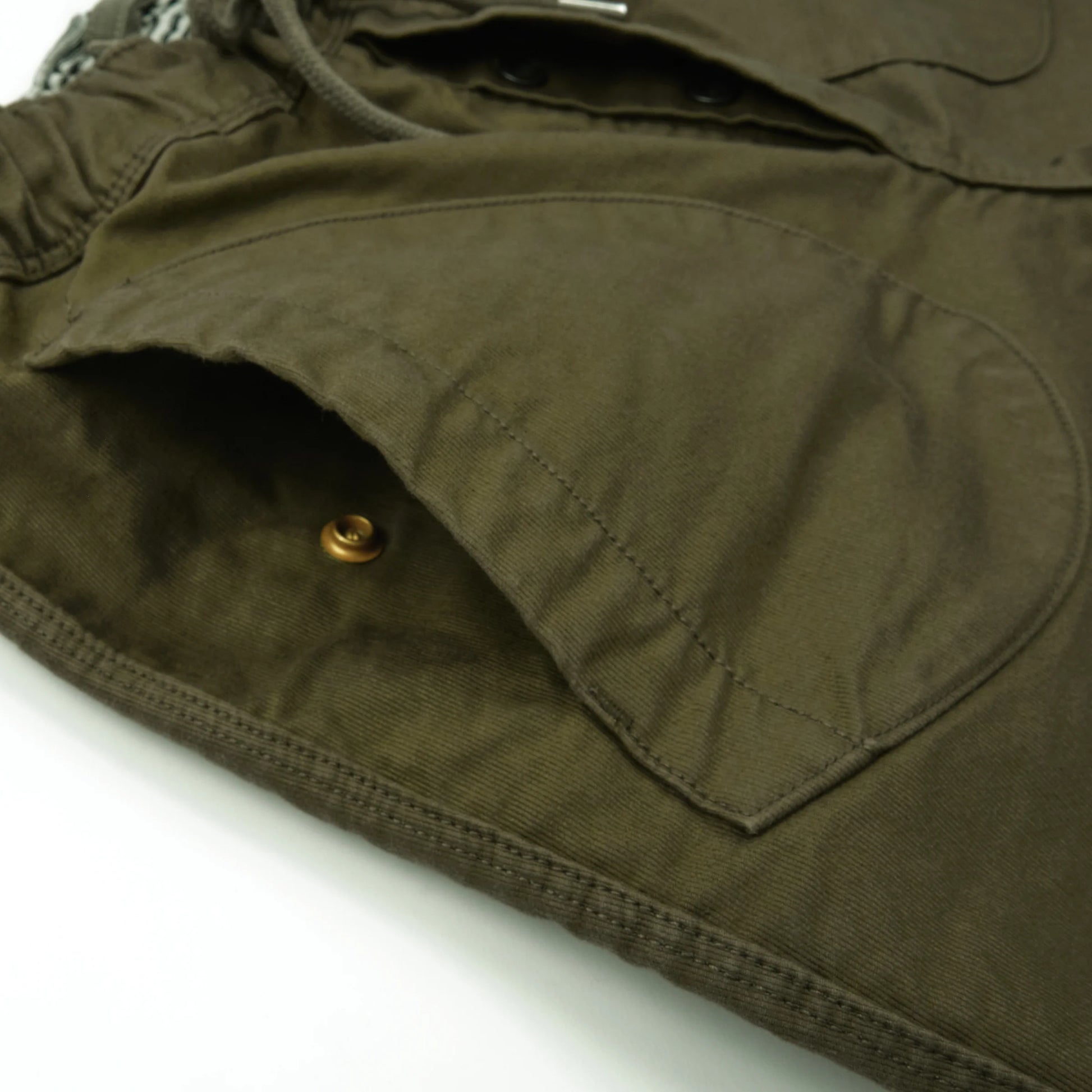 Freenote Cloth Premium Deck Short - Olive Dark Olive Green
