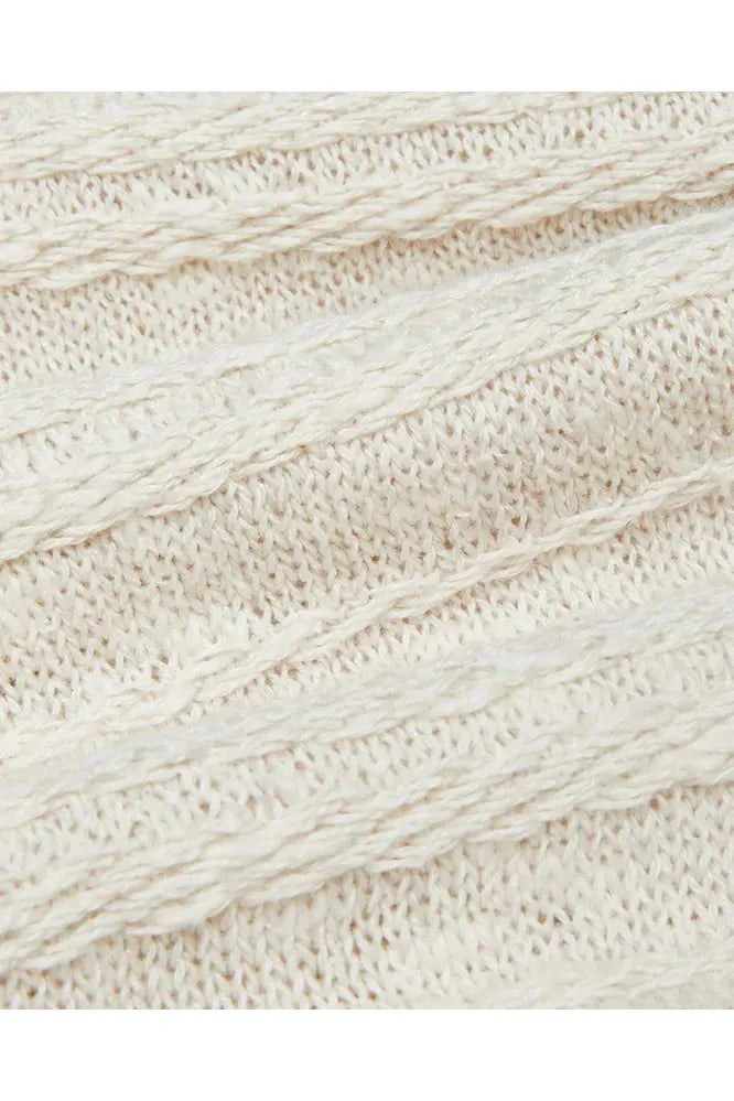 Linen Silk Crewneck - Natural - DUNE + SALT