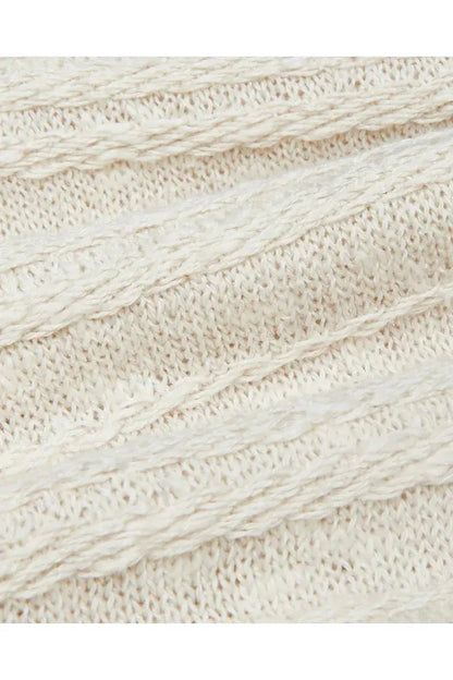 Linen Silk Crewneck - Natural - DUNE + SALT