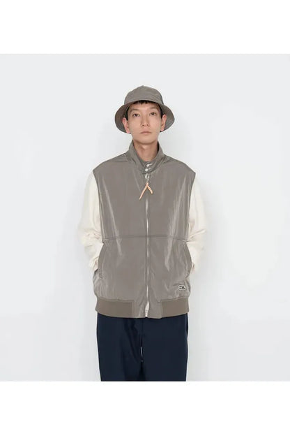 Zip Up Wind Vest - Navy - DUNE + SALT