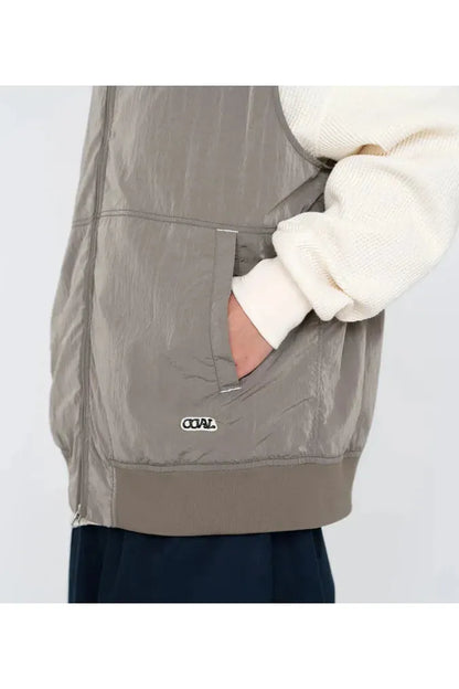 Zip Up Wind Vest - Navy - DUNE + SALT