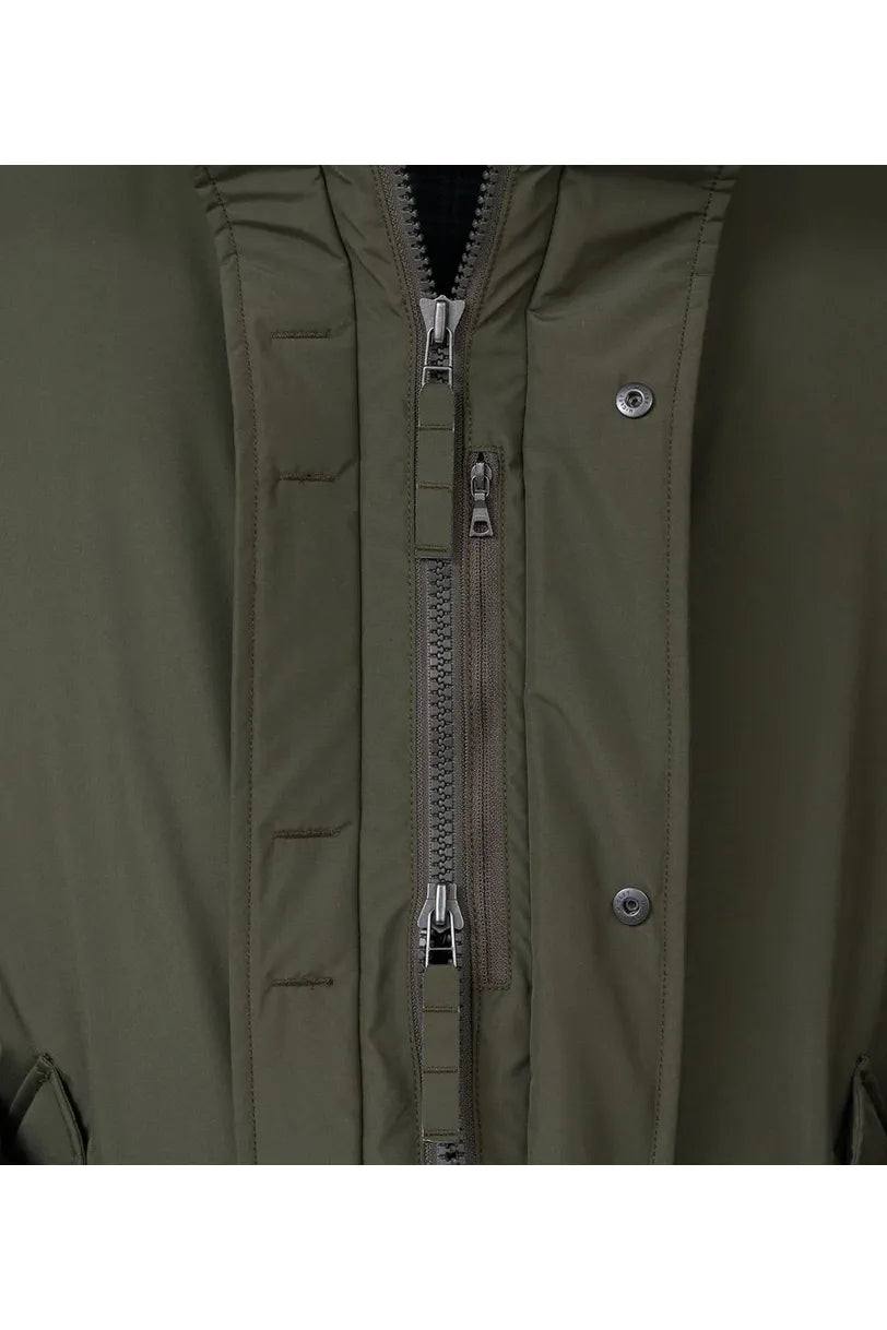 GORE-TEX Long Down Coat - Navy - DUNE + SALT