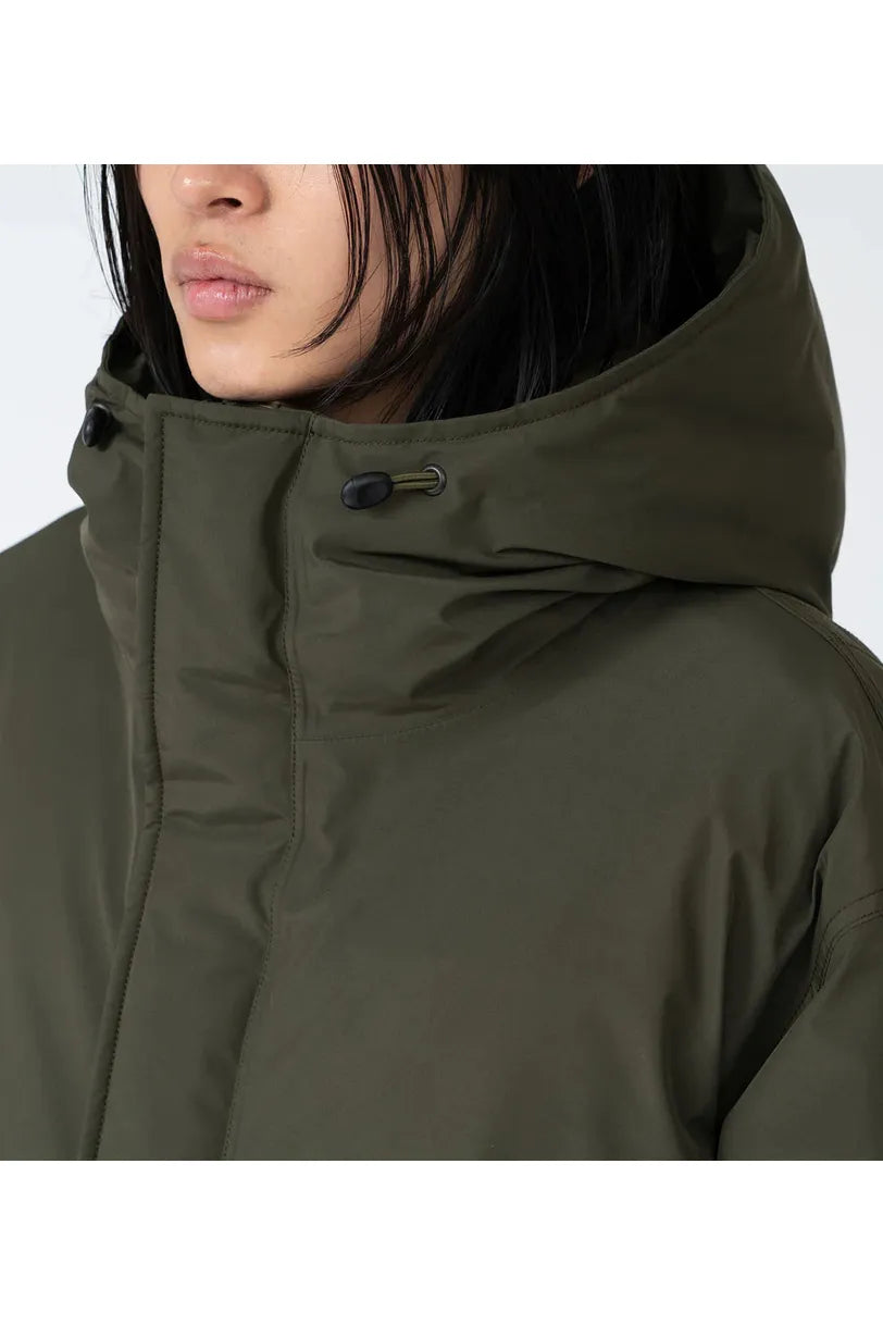 GORE-TEX Long Down Coat - Navy - DUNE + SALT