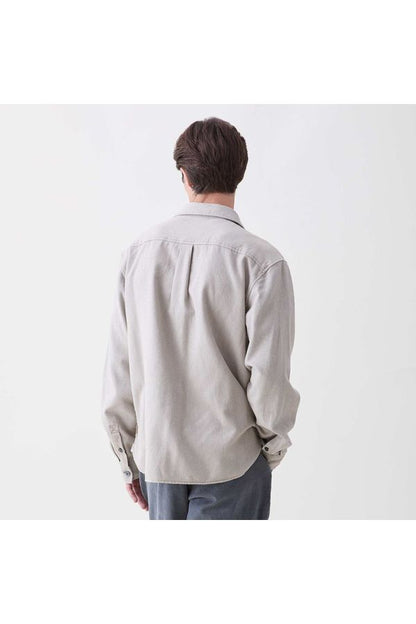 Dylan Brushed Twill Overshirt - Khaki - DUNE + SALT