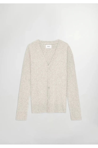 John V-Neck Cardigan - White Pepper - DUNE + SALT