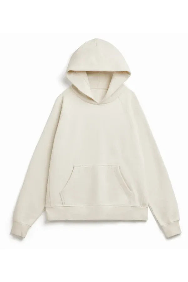 Super Heavyweight Organic Cotton Sweatshirt - Off-White - DUNE + SALT