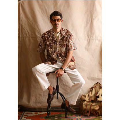 Miami Camp Shirt - Medium Brown - DUNE + SALT
