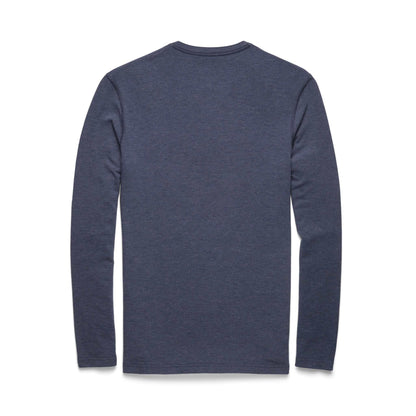 Surfside Supply Sean Super Soft Classic Henley - Navy Heather Dark Slate Gray