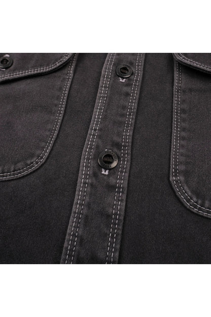Utility Twill Shirt - Charcoal - DUNE + SALT