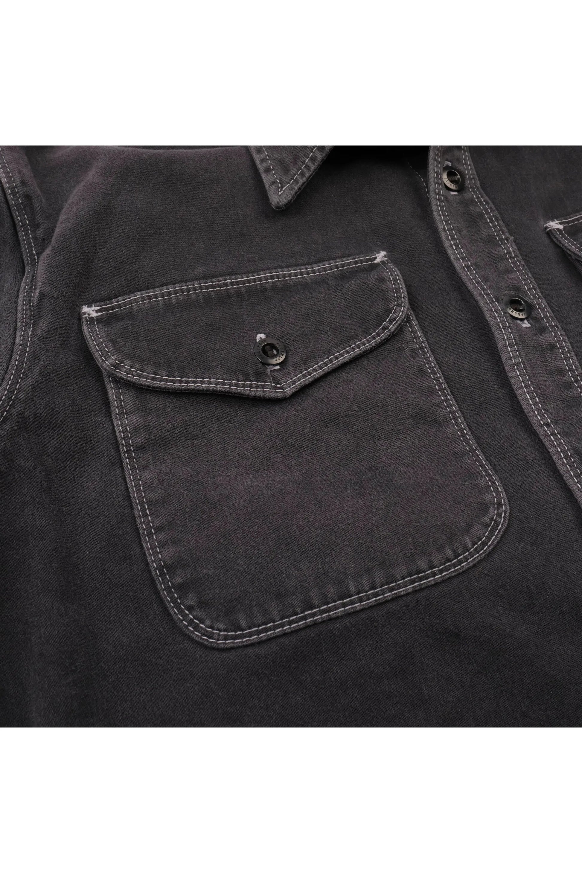 Utility Twill Shirt - Charcoal - DUNE + SALT