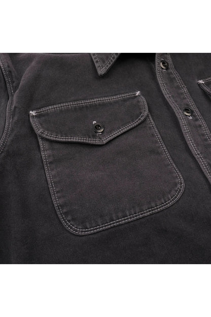 Utility Twill Shirt - Charcoal - DUNE + SALT