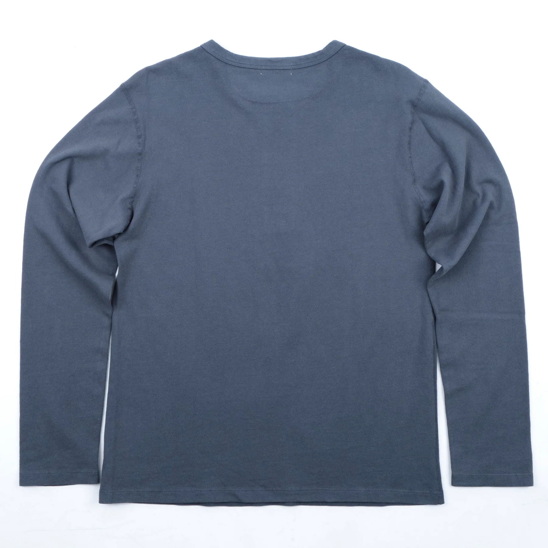 13 Ounce L/S Henley - Faded Blue - DUNE + SALT