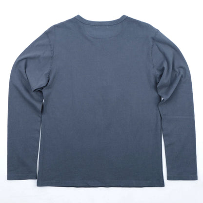 13 Ounce L/S Henley - Faded Blue - DUNE + SALT