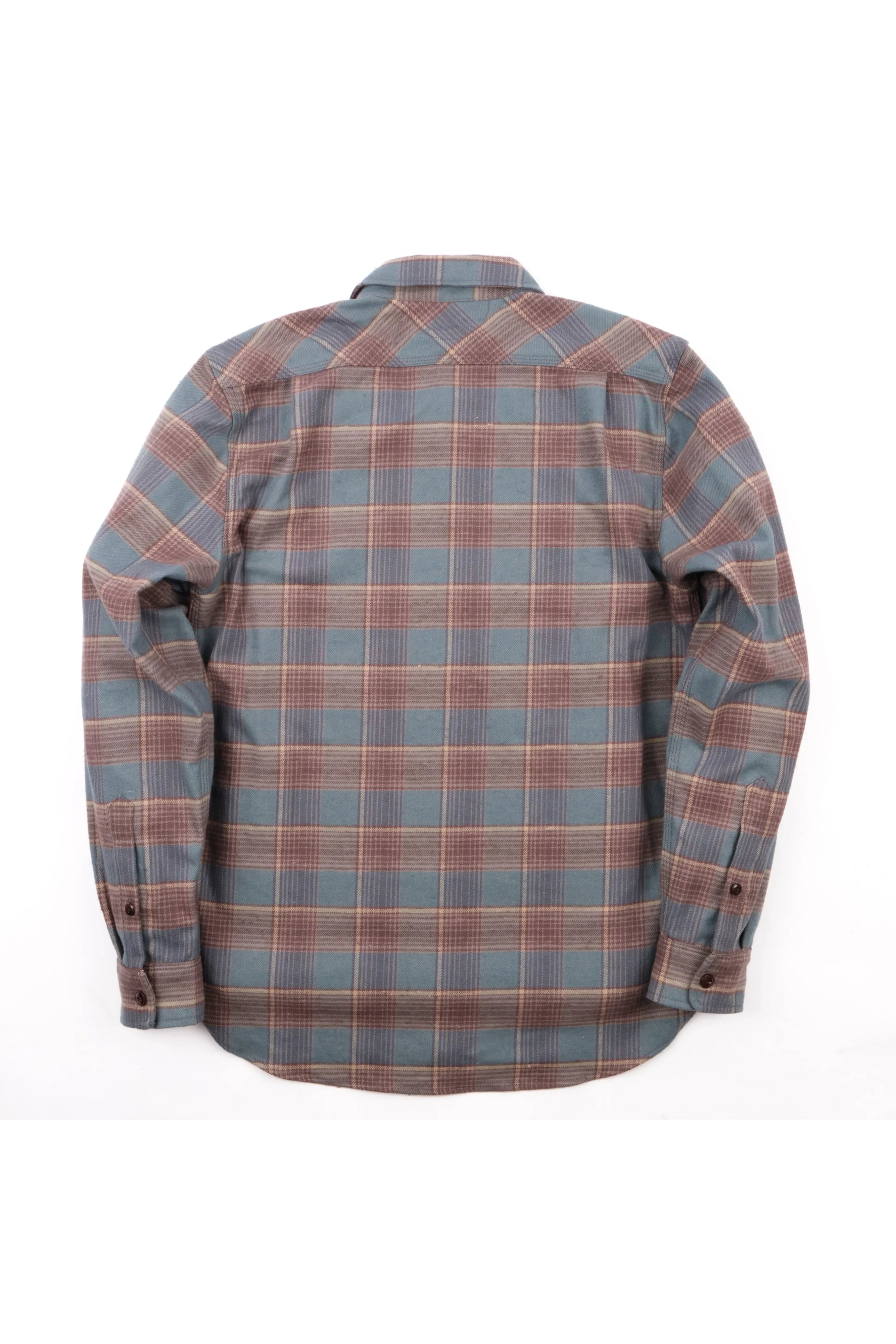 Jepson Plaid Shirt - Dusty Blue - DUNE + SALT