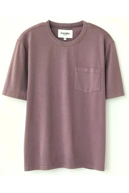 Garment Dyed Tee - Violet - DUNE + SALT