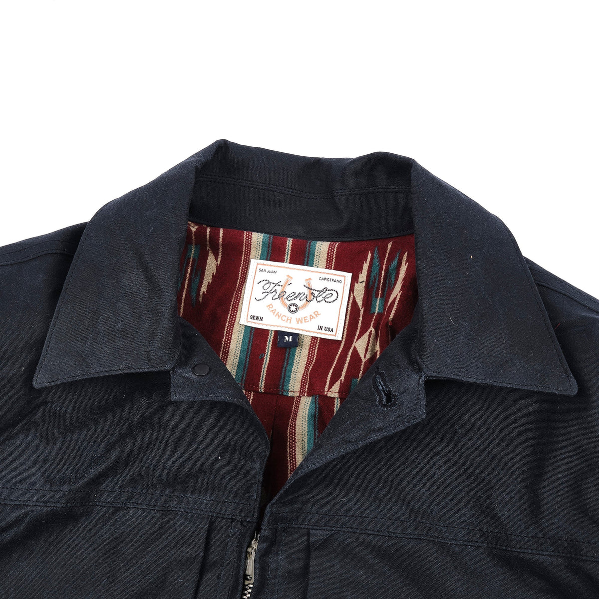 Faro 10 Ounce Waxed Jacket - Black