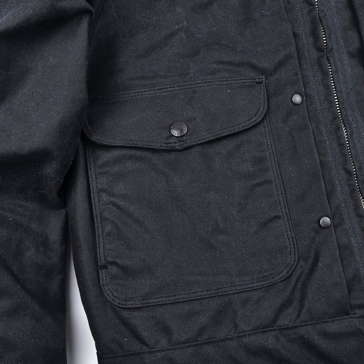 Faro 10 Ounce Waxed Jacket - Black