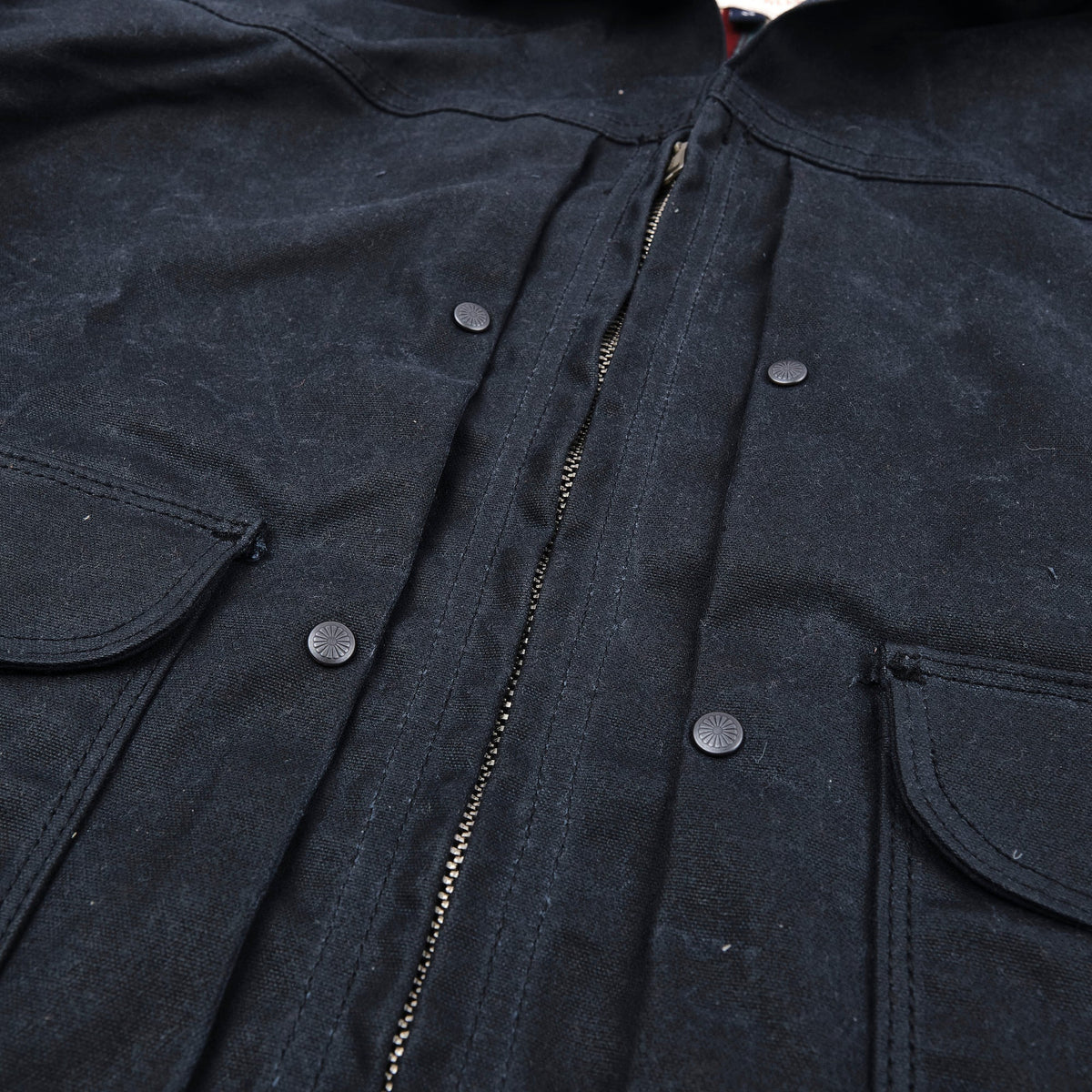 Faro 10 Ounce Waxed Jacket - Black