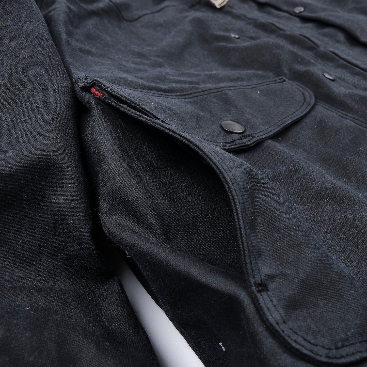 Faro 10 Ounce Waxed Jacket - Black