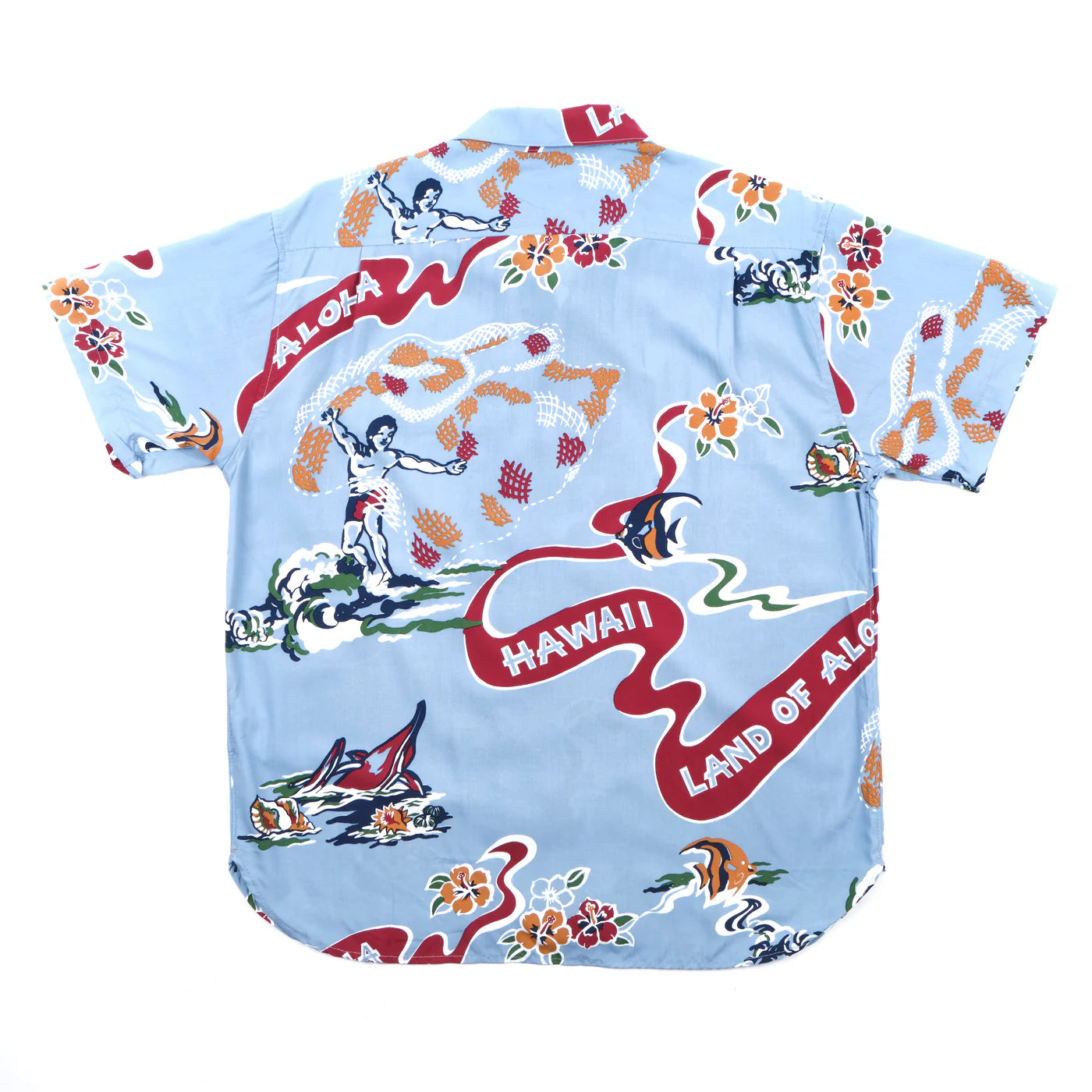 Hawaiian Aloha Shirt - Clear Blue - DUNE + SALT