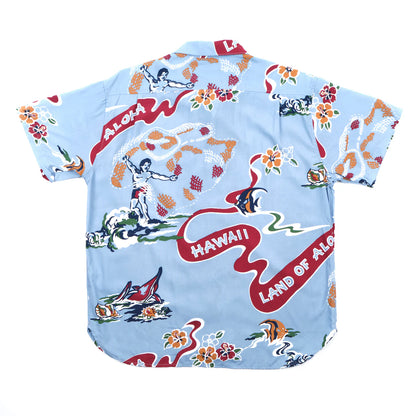 Hawaiian Aloha Shirt - Clear Blue - DUNE + SALT