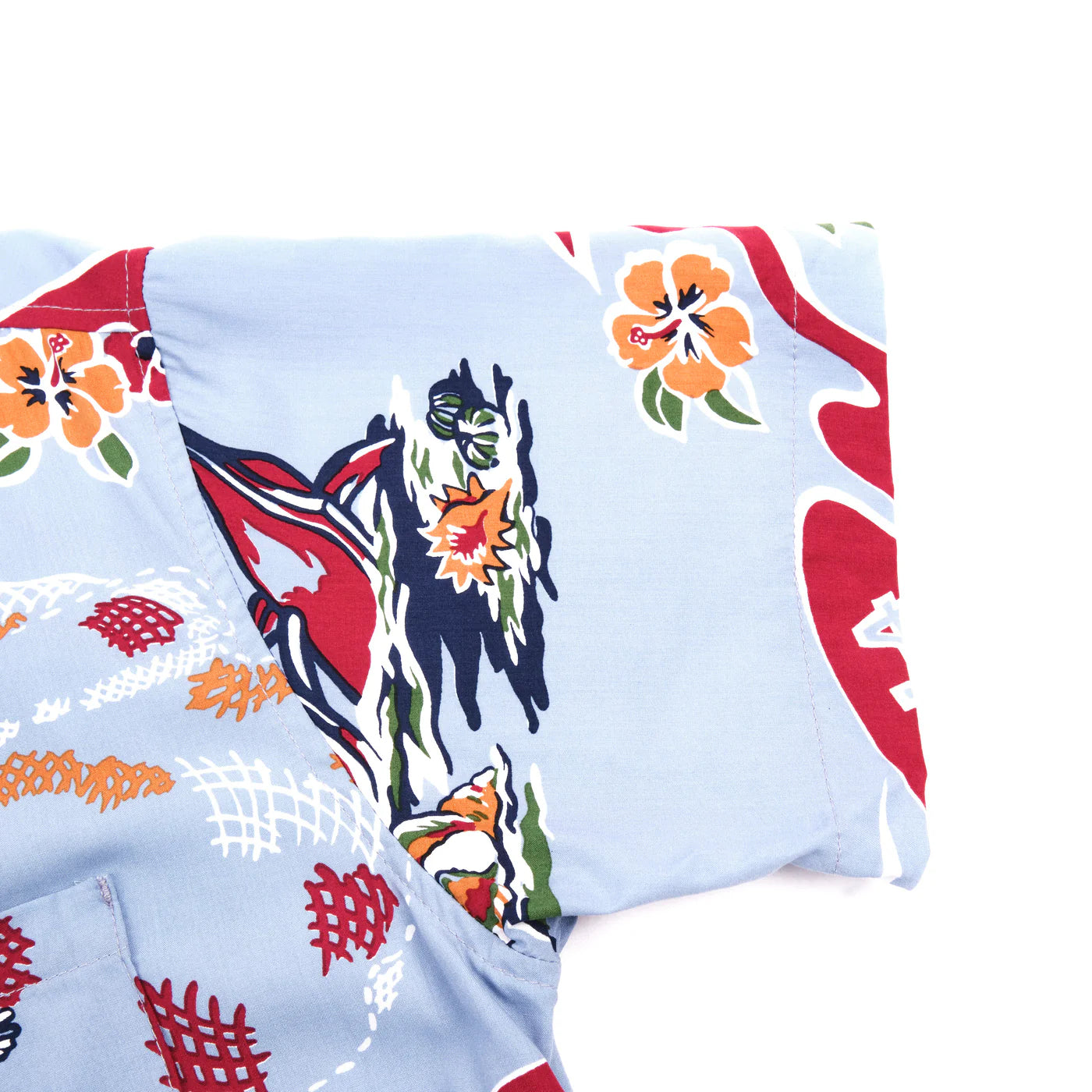 Hawaiian Aloha Shirt - Clear Blue - DUNE + SALT