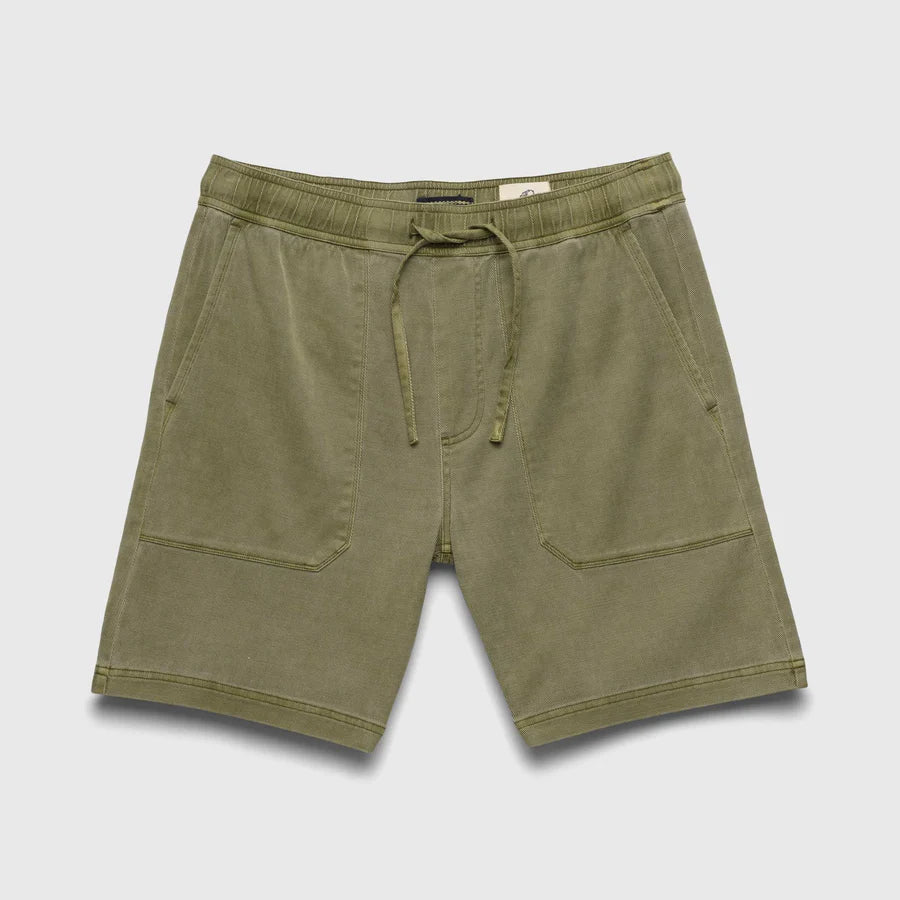 Tyler Washed Utility Short - Lichen Green - DUNE + SALT