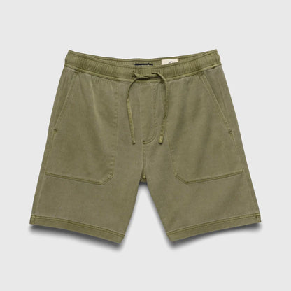 Tyler Washed Utility Short - Lichen Green - DUNE + SALT