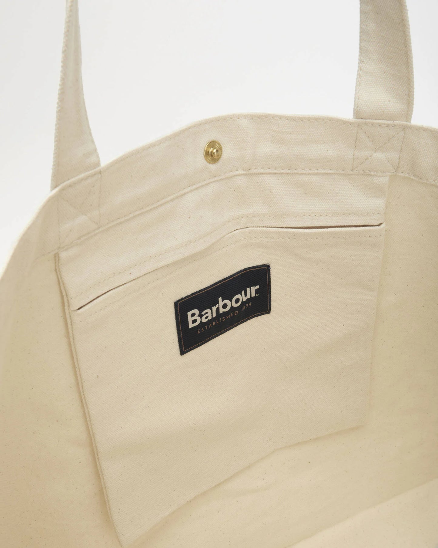 Script Tote Bag - Beige/Red Logo - DUNE + SALT