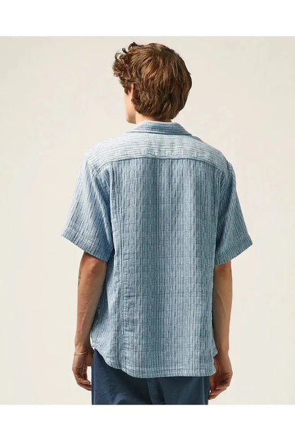 Rainbow Weave SS Camp - Indigo - DUNE + SALT