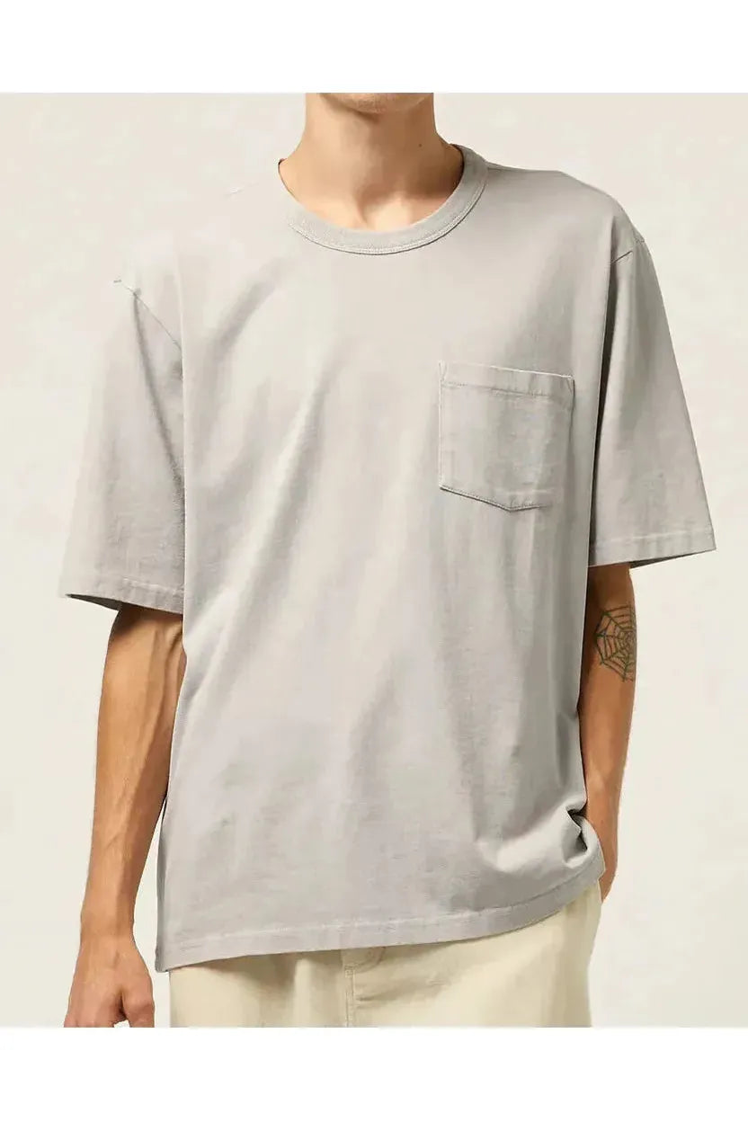 Garment Dyed Tee - Oyster Grey - DUNE + SALT