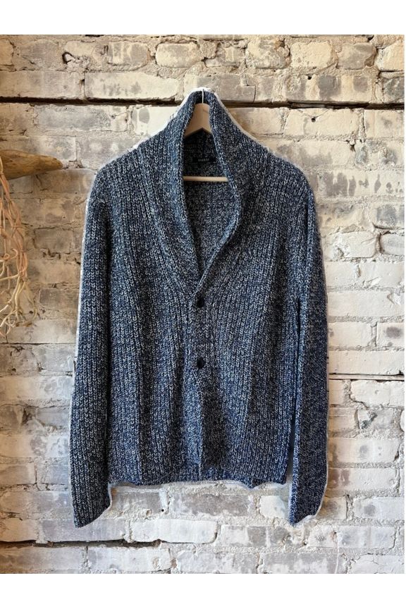 Rainbow Cardigan - Navy