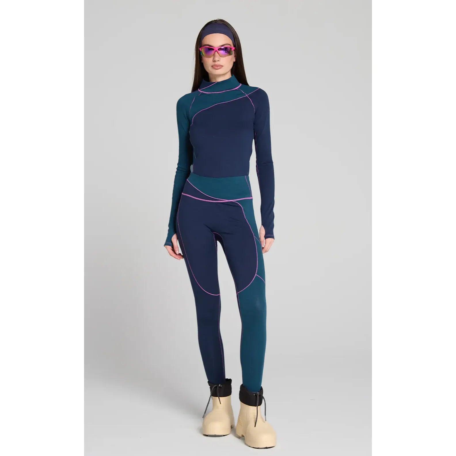 Wool Sculpt Merino Baselayer Legging - Slushi - DUNE + SALT