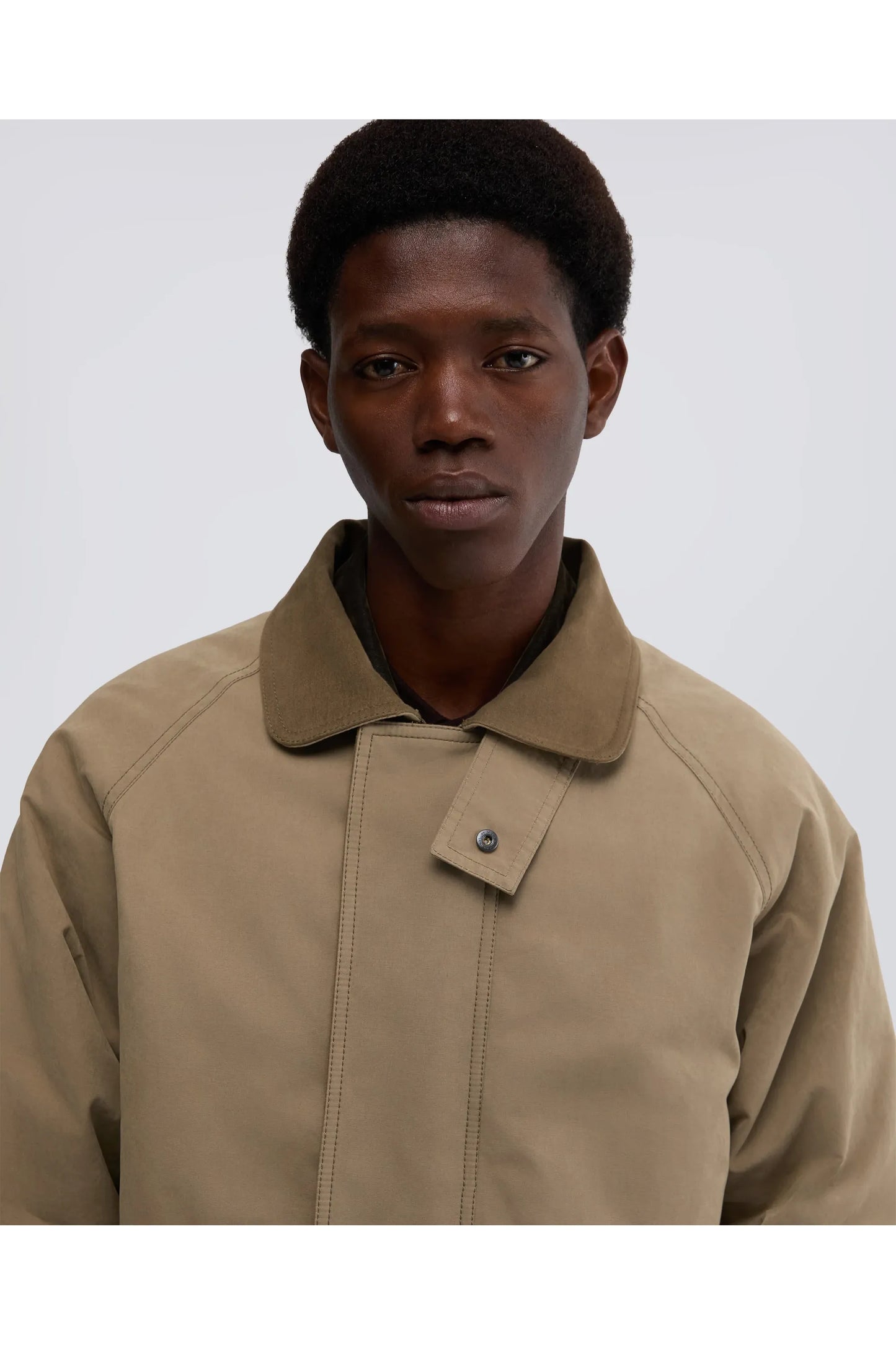 Schaefer Canvas Car-Coat - Dove Grey - DUNE + SALT