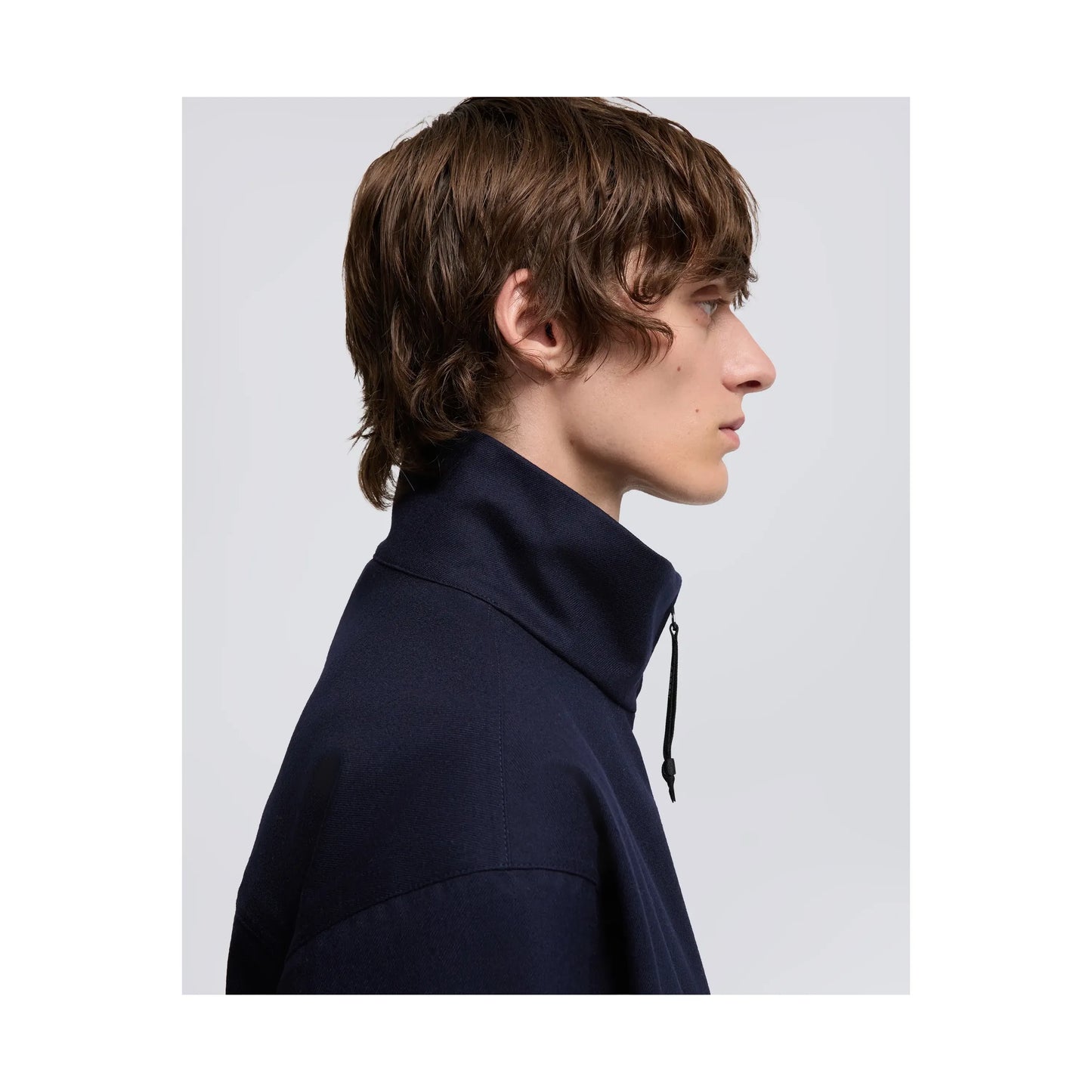 Stanton Wool Twill Jacket - Navy - DUNE + SALT