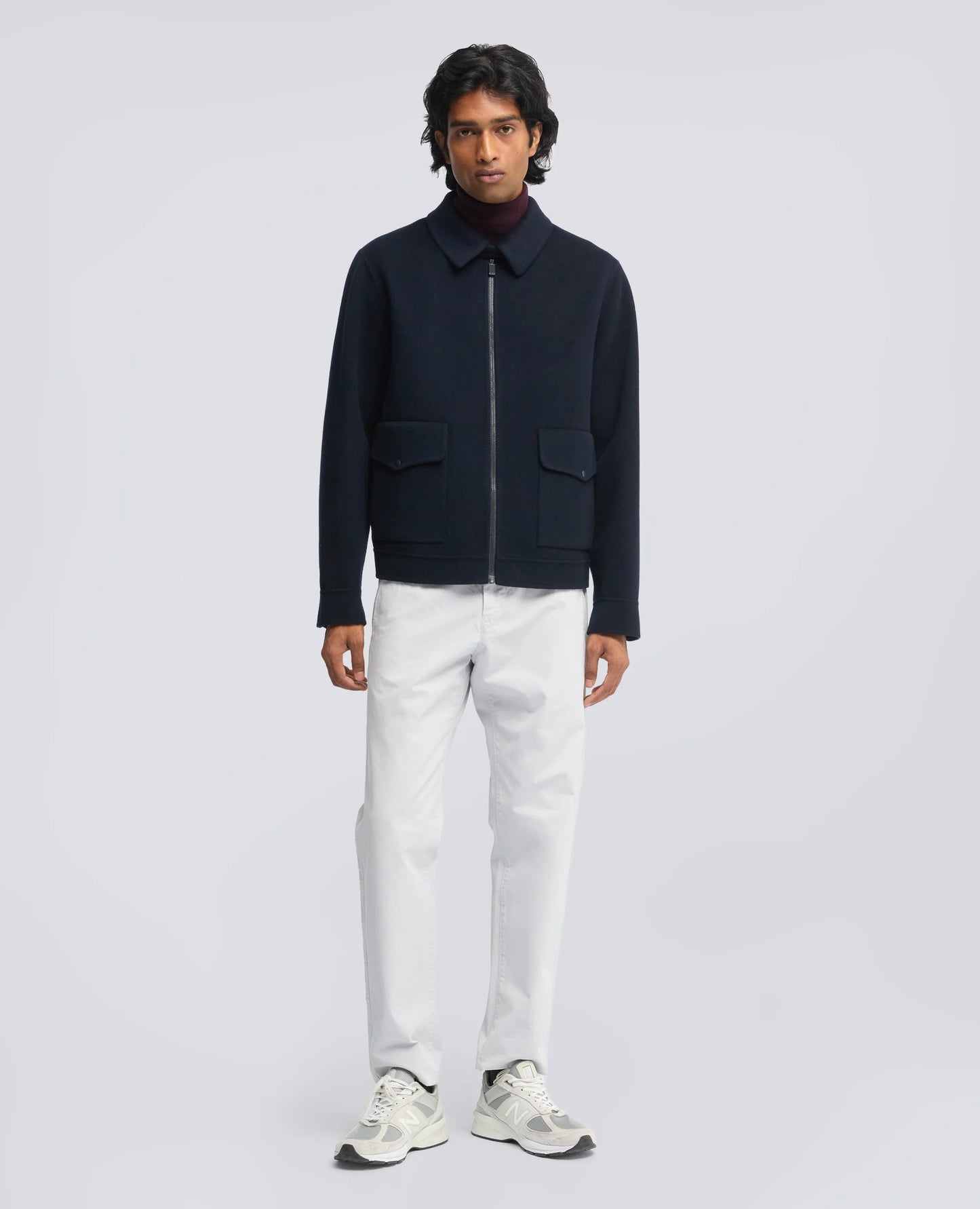 Lighting Bomber Jacket - Blue