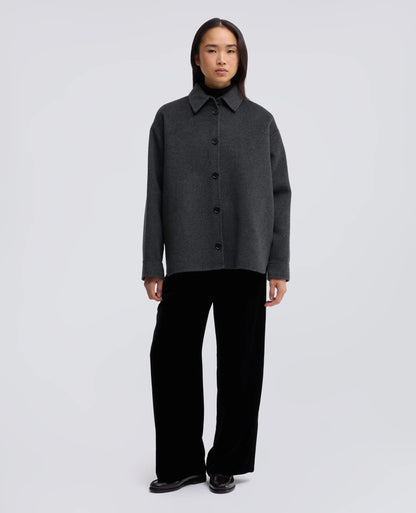 Double Wool Jacket - Blue