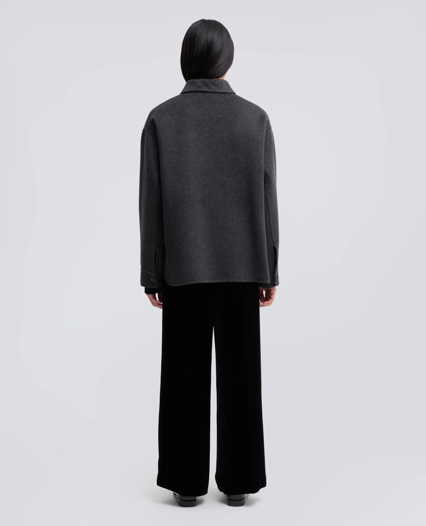Double Wool Jacket - Blue