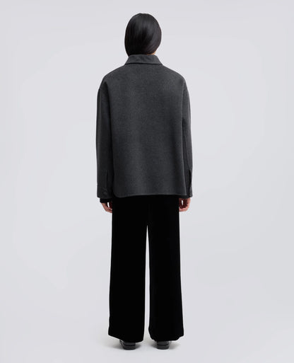 Double Wool Jacket - Blue