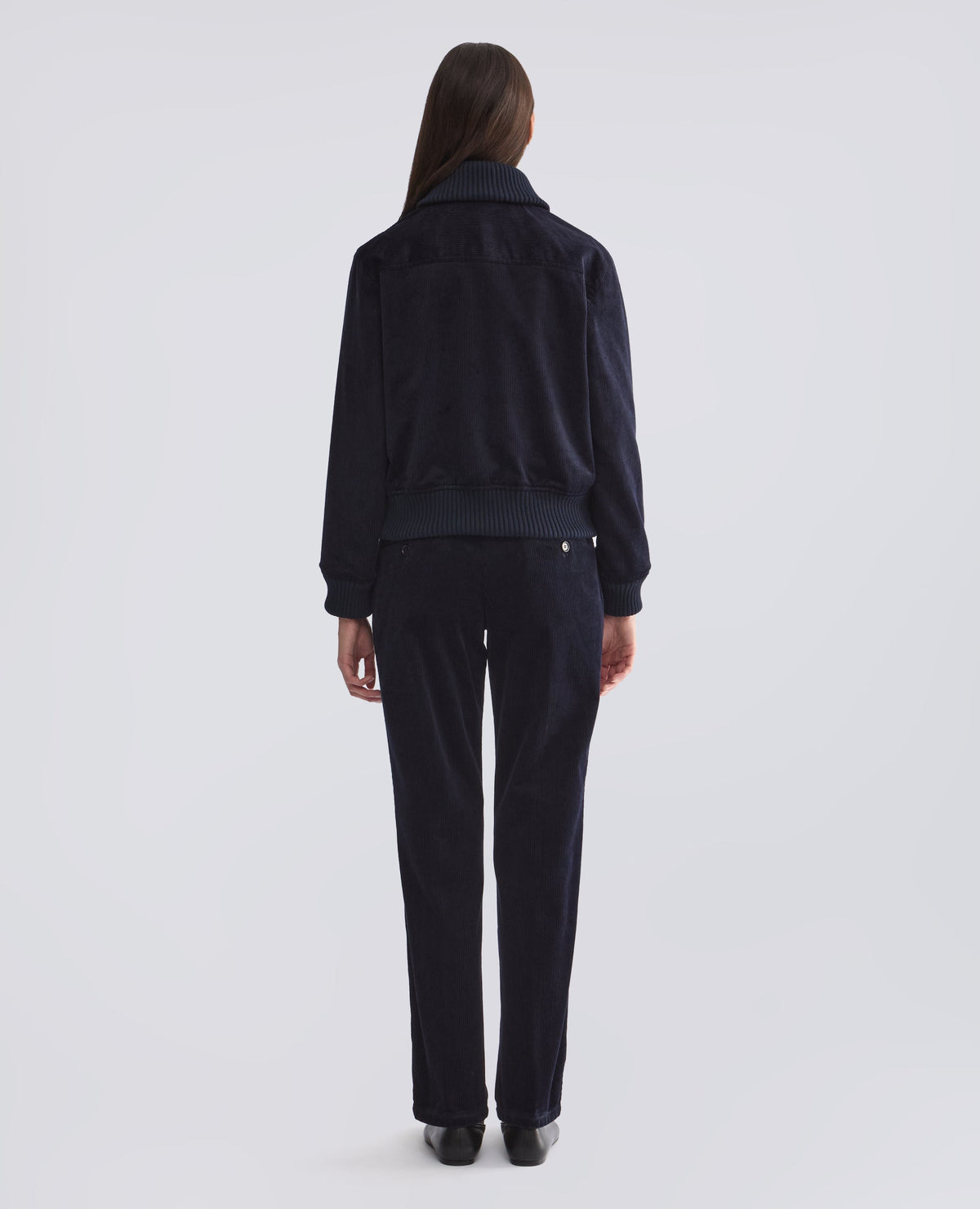 Aspesi Cotton Corduroy Jacket - Navy Black