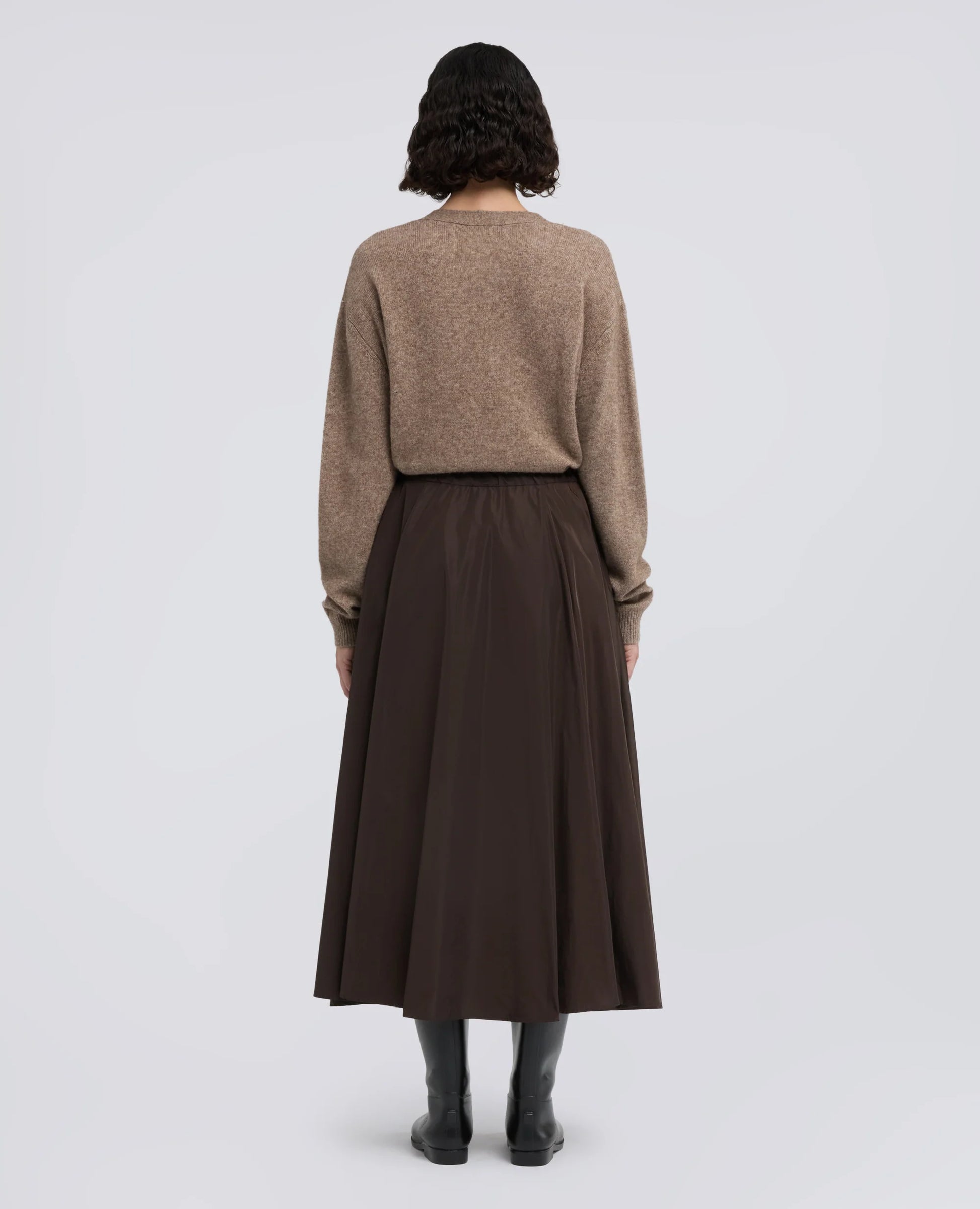 Aspesi Mia Skirt - Brown Dark Slate Gray