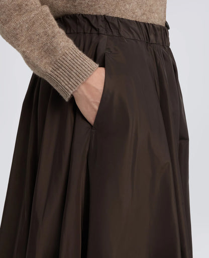 Aspesi Mia Skirt - Brown Dark Slate Gray