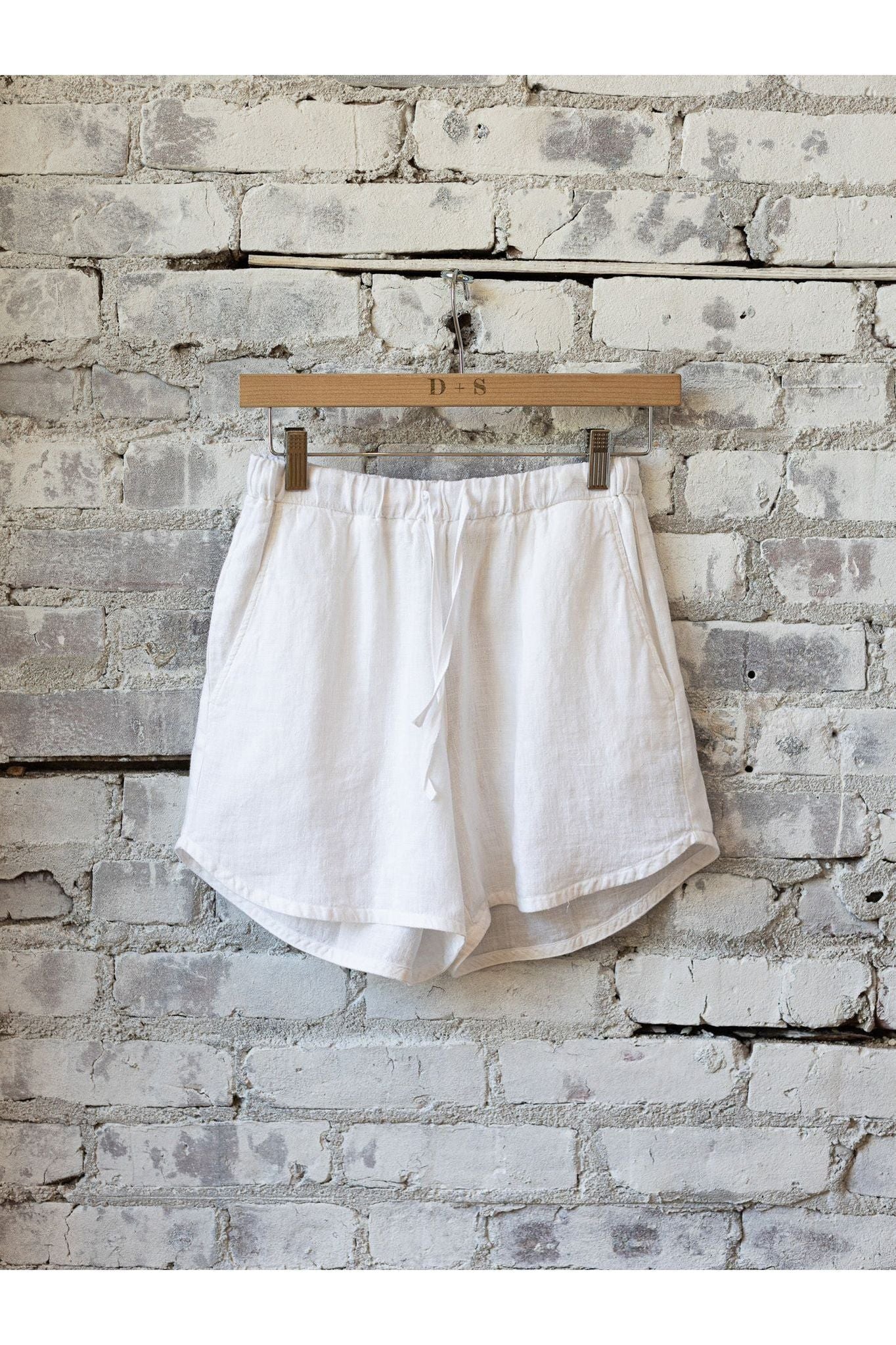 Soko Linen Short - White - DUNE + SALT