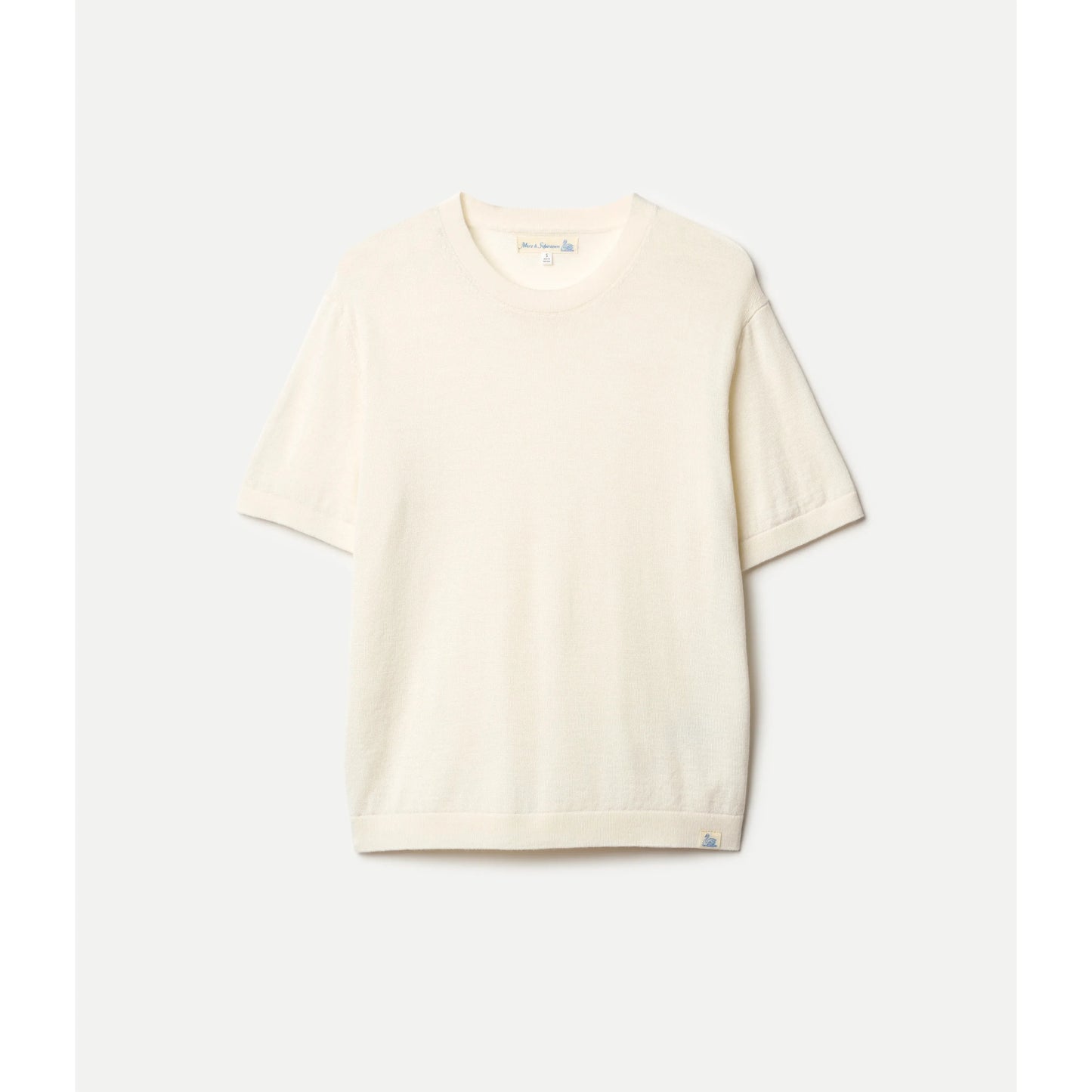 Refined Merino Wool Short Sleeve Women's T-Shirt - Nature - DUNE + SALT