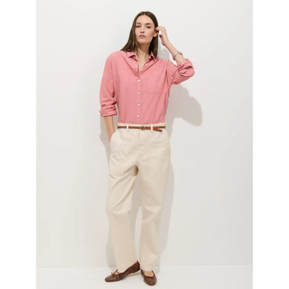 Jo Shirt in Cotton Poplin - Tulip - DUNE + SALT