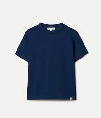 Supple Authentic Jersey Cotton Women's T-Shirt - Indigo - DUNE + SALT