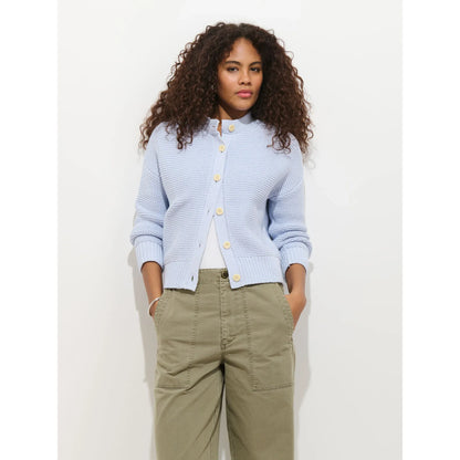 Nico Cardigan in Cotton - Calm Blue - DUNE + SALT