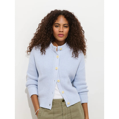 Nico Cardigan in Cotton - Calm Blue - DUNE + SALT