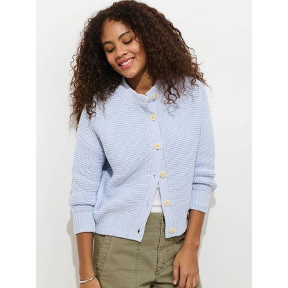 Nico Cardigan in Cotton - Calm Blue - DUNE + SALT